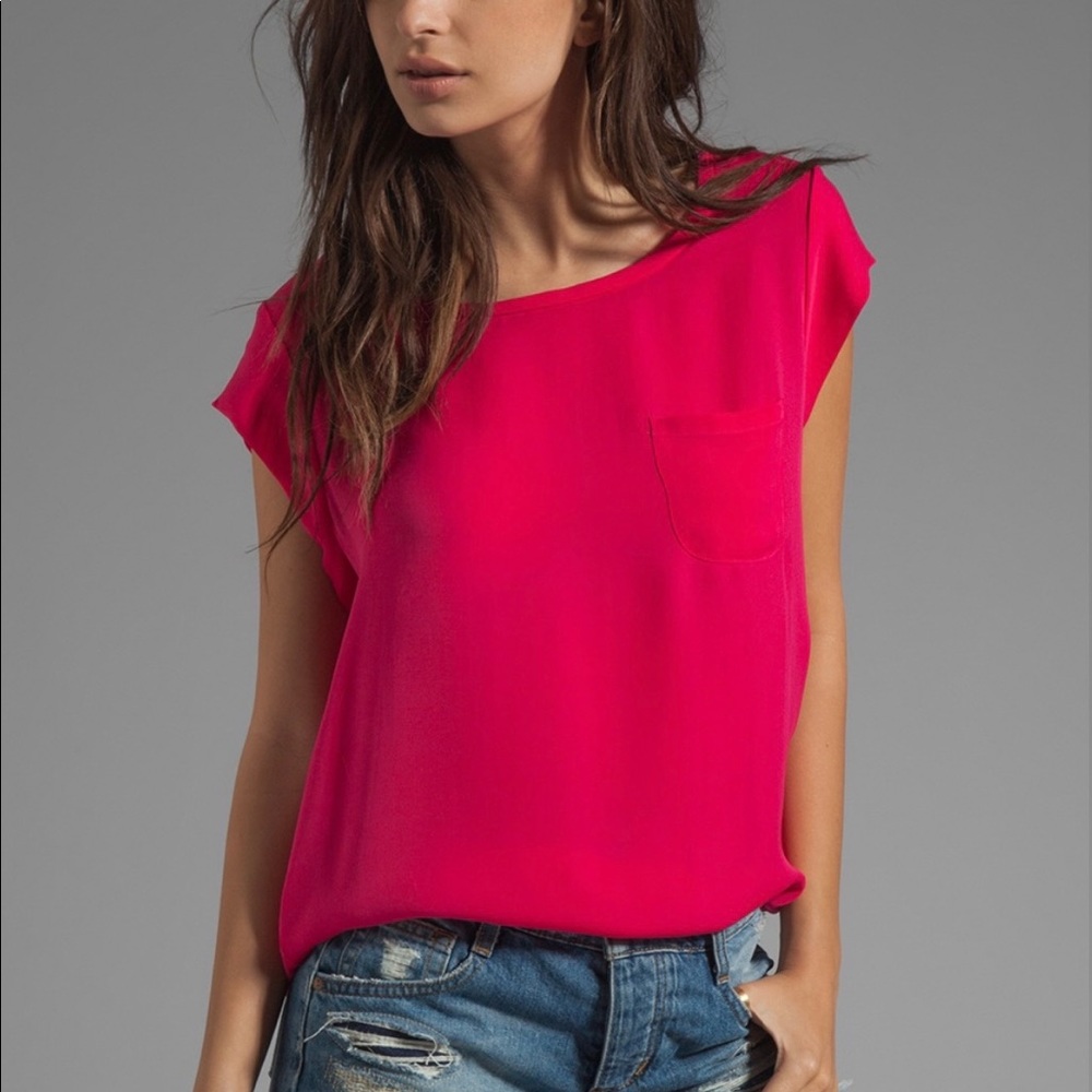 Joie rancher silk top